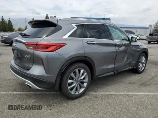 2020 Infiniti QX50 Luxe with VIN 3PCAJ5M16LF107867, listed as a Copart auction lot 56687275 with 67,957 mi miles and Salvage title. Bid and sale history available at DreamBid. Image 3.