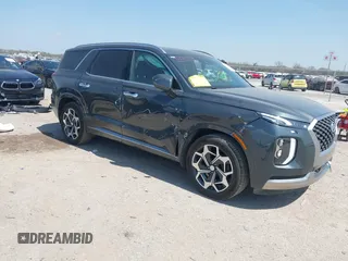 2022 Hyundai Palisade Calligraphy z VIN KM8R74HEXNU426686, wystawiony jako IAAI lot #41880113 z przebiegiem 41 526 mil mil oraz . Historia ofert i sprzedaży dostępna na DreamBid. Obrazek 1.