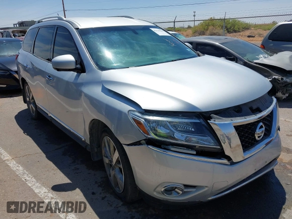 2014 Nissan Pathfinder S with VIN 5N1AR2MN7EC643118, listed as a IAAI auction lot 42126204 with 102,960 mi miles and . Bid and sale history available at DreamBid. Image 1.