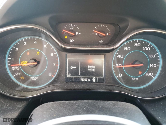 2017 Chevrolet Cruze LT with VIN 1G1BE5SM8H7168018, listed as a Copart auction lot 49304725 with 73,302 mi miles and Non Repairable. Bid and sale history available at carsss.com. Image 9.