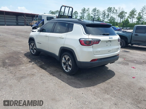 2018 Jeep Compass Limited with VIN 3C4NJDCB6JT178250, listed as a IAAI auction lot 42468751 with 142,502 mi miles and . Bid and sale history available at DreamBid. Image 3.