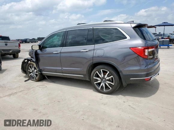 2021 Honda Pilot Elite with VIN 5FNYF6H09MB051707, listed as a Copart auction lot 59348355 with 100,000 mi miles and Salvage title. Bid and sale history available at DreamBid. Image 2.