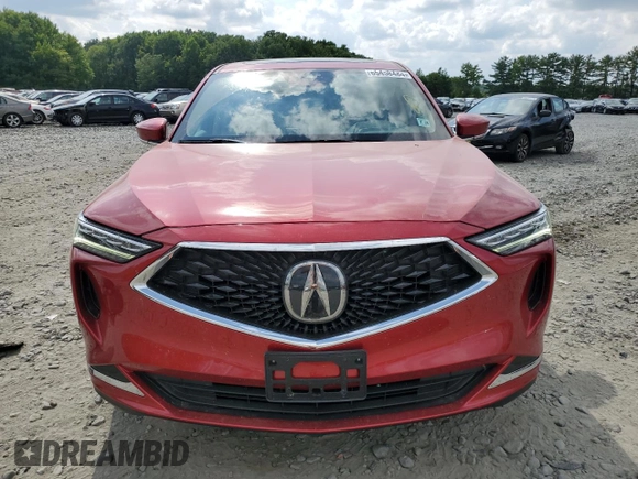 2022 Acura MDX with VIN 5J8YE1H3XNL020255, listed as a Copart auction lot 65458484 with 34,224 mi miles and Salvage Title. Bid and sale history available at carsss.com. Image 5.