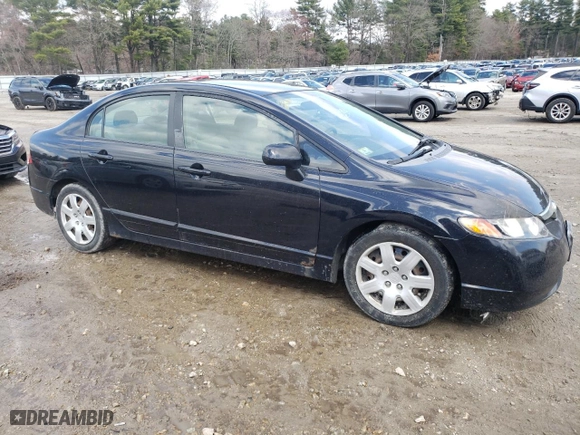 2007 Honda Civic Sdn LX with VIN 2HGFA16547H310398, listed as a Copart auction lot 52440795 with 154,093 mi miles and Clean Title. Bid and sale history available at carsss.com. Image 4.