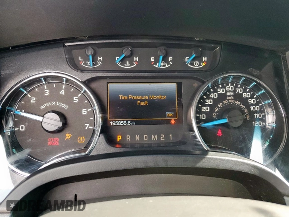 2014 Ford F-150 XL with VIN 1FTEX1CM6EFB39513, listed as a Copart auction lot 58960835 with 195,858 mi miles and Salvage title. Bid and sale history available at DreamBid. Image 9.