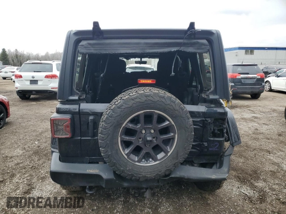 2021 Jeep Wrangler Unlimited Sport S z VIN 1C4HJXDGXMW583129, wystawiony jako Copart lot #51459955 z przebiegiem 63 929 mil mil oraz Szkoda całkowita • Salvage title. Historia ofert i sprzedaży dostępna na DreamBid. Obrazek 6.