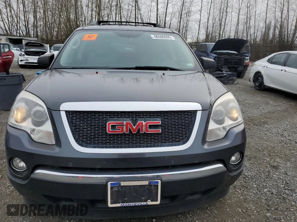 2011 GMC Acadia SLE with VIN 1GKKVPED3BJ260747, listed as a Copart auction lot 48596095 with 186,423 mi miles and Clean Title. Bid and sale history available at carsss.com. Image 5.