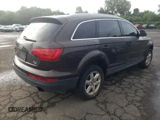 2014 Audi Q7 3.0T Premium with VIN WA1CGAFE5ED002578, listed as a Copart auction lot 65408924 with 99,000 mi miles and Salvage Title. Bid and sale history available at carsss.com. Image 3.