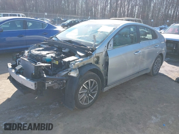 2020 Hyundai Ioniq Limited with VIN KMHC85LJXLU073635, listed as a IAAI auction lot 41371618 with 33,518 mi miles and . Bid and sale history available at DreamBid. Image 2.