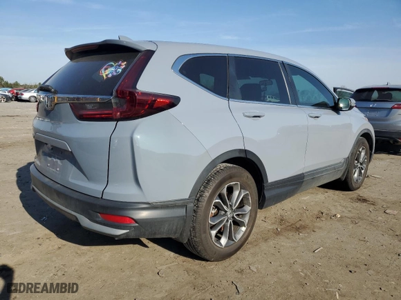 2021 Honda CR-V EX with VIN 5J6RW1H54MA009838, listed as a Copart auction lot 48870945 with 69,334 mi miles and Salvage Title. Bid and sale history available at carsss.com. Image 3.