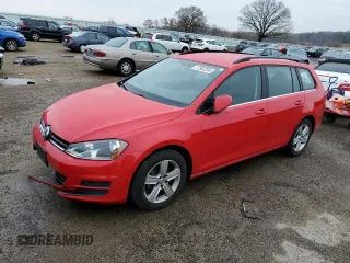 2015 Volkswagen Golf SportWagen TDI SE with VIN 3VWCA7AUXFM515997, listed as a Copart auction lot 77592283 with 113,151 mi miles. Bid and sale history available at carsss.com. Image 1.