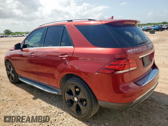 2016 Mercedes-Benz GLE 350 with VIN 4JGDA5HB3GA809266, listed as a Copart auction lot 59988145 with 145,063 mi miles and Salvage title. Bid and sale history available at DreamBid. Image 2.