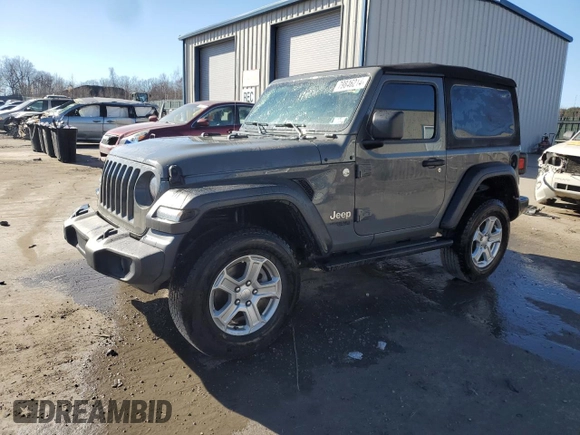 2020 Jeep Wrangler Sport S z VIN 1C4GJXAG7LW282767, wystawiony jako Copart lot #79846214 z przebiegiem 46 805 mil mil oraz Szkoda całkowita • Salvage title. Historia ofert i sprzedaży dostępna na DreamBid. Obrazek 1.