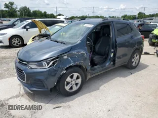 2022 Chevrolet Trax LT with VIN KL7CJLSM6NB512771, listed as a Copart auction lot 61241545 with 54,709 mi miles and Salvage title. Bid and sale history available at DreamBid. Image 1.