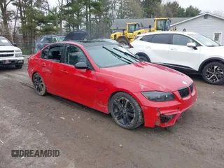 2007 BMW 3 Series 328i with VIN WBAVA33527KX80221, listed as a IAAI auction lot 42025821 with 166,099 mi miles. Bid and sale history available at carsss.com. Image 1.