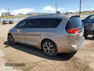 2017 Chrysler Pacifica Limited with VIN 2C4RC1GG2HR727536, listed as a Copart auction lot 51198855 with 108,494 mi miles and Salvage Title. Bid and sale history available at DreamBid. Image 2.