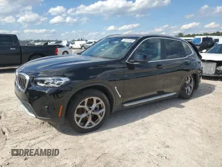 2024 BMW X3 xDrive30i z VIN 5UX53DP07R9U57826, wystawiony jako Copart lot #56702445 z przebiegiem 25 784 mil mil oraz Szkoda całkowita • Salvage title. Historia ofert i sprzedaży dostępna na DreamBid. Obrazek 1.