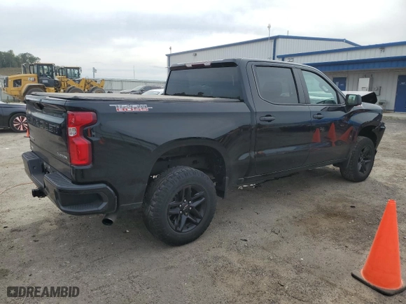 2019 Chevrolet Silverado 1500 Custom Trail Boss with VIN 3GCPYCEH4KG201678, listed as a Copart auction lot 72026174 with 67,257 mi miles and Salvage Title. Bid and sale history available at carsss.com. Image 3.