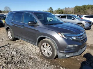 2016 Honda Pilot LX with VIN 5FNYF5H15GB026763, listed as a Copart auction lot 46741935 with 158,342 mi miles and Salvage Title. Bid and sale history available at DreamBid. Image 4.