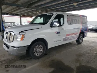 2012 Nissan NV SV z VIN 5BZBF0AA4CN200420, wystawiony jako Copart lot #50928955 z przebiegiem 168 373 mil mil oraz Szkoda całkowita • Salvage title. Historia ofert i sprzedaży dostępna na DreamBid. Obrazek 1.