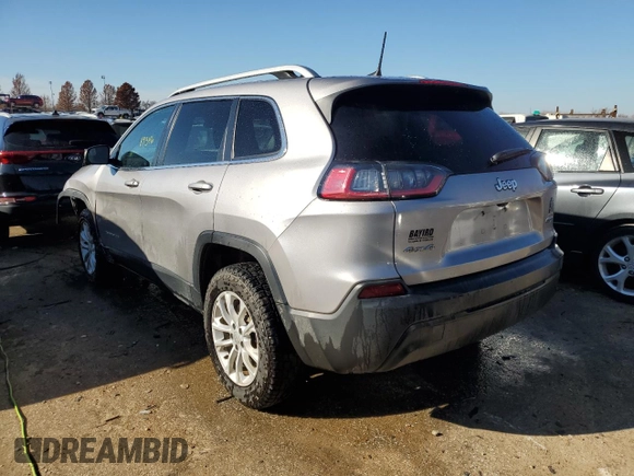 2019 Jeep Cherokee Latitude with VIN 1C4PJMCB0KD453739, listed as a Copart auction lot 79525833 with 89,346 mi miles and Salvage Title. Bid and sale history available at carsss.com. Image 2.