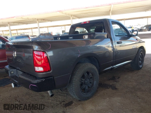 2017 Ram 1500 Express with VIN 3C6JR6AT1HG542521, listed as a IAAI auction lot 42226100 with 76,241 mi miles and . Bid and sale history available at DreamBid. Image 4.
