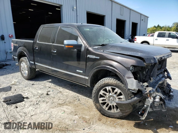 2014 Ford F-150 XL with VIN 1FTFW1ET3EFC25633, listed as a Copart auction lot 51579375 with 127,071 mi miles and Salvage Title. Bid and sale history available at carsss.com. Image 4.