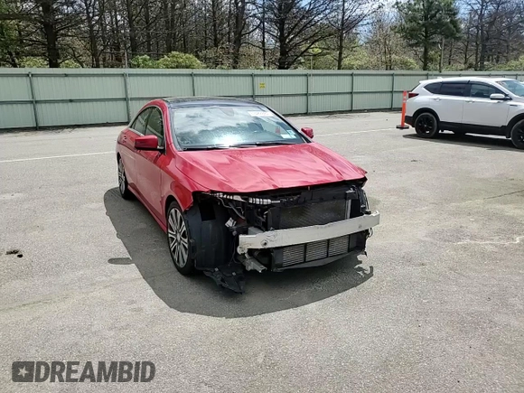 2018 Mercedes-Benz CLA 250 with VIN WDDSJ4GB3JN515220, listed as a Copart auction lot 53488884 with Not Provided miles and . Bid and sale history available at DreamBid. Image 10.