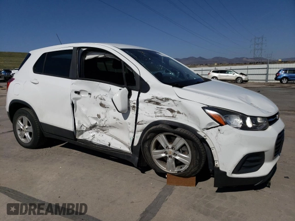 2017 Chevrolet Trax LS with VIN KL7CJNSBXHB128765, listed as a Copart auction lot 52722105 with 121,481 mi miles and Salvage Title. Bid and sale history available at carsss.com. Image 4.