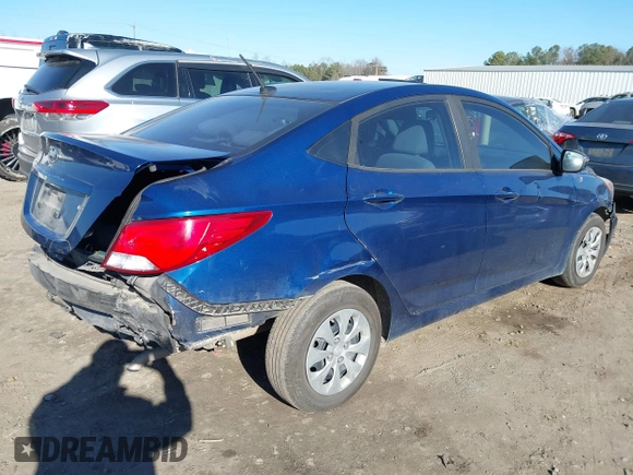 2017 Hyundai Accent SE with VIN KMHCT4AE4HU316264, listed as a IAAI auction lot 41437326 with 165,865 mi miles and . Bid and sale history available at carsss.com. Image 4.