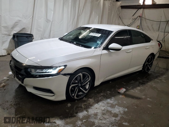 2019 Honda Accord Sport with VIN 1HGCV1F33KA112831, listed as a Copart auction lot 87912415 with 39,675 mi miles and Salvage Title. Bid and sale history available at DreamBid. Image 1.