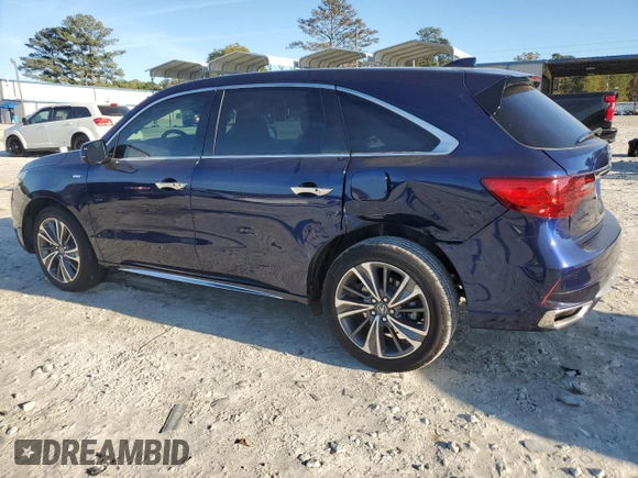 2019 Acura MDX Sport Hybrid w/Technology Pkg with VIN 5J8YD7H56KL000006, listed as a Copart auction lot 80304284 with 35,210 mi miles and Salvage Title. Bid and sale history available at carsss.com. Image 2.