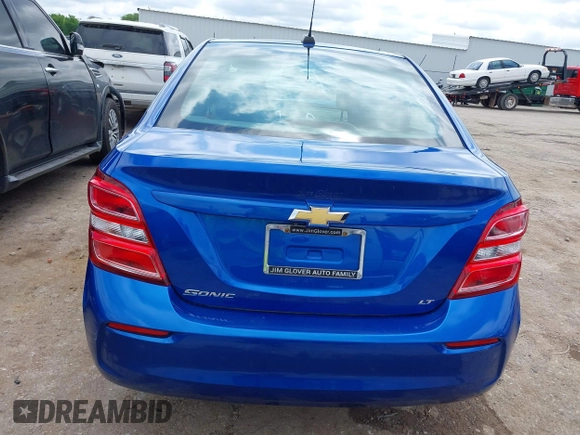 2018 Chevrolet Sonic LT with VIN 1G1JD5SH2J4110558, listed as a IAAI auction lot 42341496 with 56,152 mi miles and . Bid and sale history available at DreamBid. Image 16.