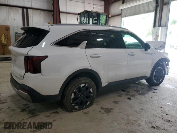 2024 Kia Sorento S with VIN 5XYRLDJC4RG265252, listed as a Copart auction lot 57966185 with 30,452 mi miles and Salvage title. Bid and sale history available at DreamBid. Image 3.