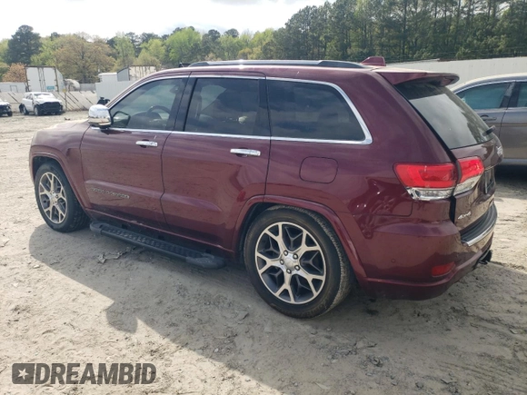 2020 Jeep Grand Cherokee Overland with VIN 1C4RJFCG9LC197270, listed as a Copart auction lot 53049795 with 29,437 mi miles and Salvage Title. Bid and sale history available at DreamBid. Image 2.