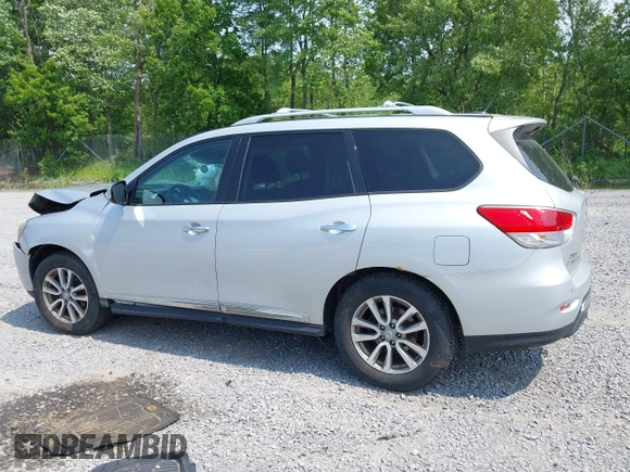 2013 Nissan Pathfinder SV with VIN 5N1AR2MMXDC609048, listed as a IAAI auction lot 42494071 with 124,723 mi miles and . Bid and sale history available at DreamBid. Image 13.