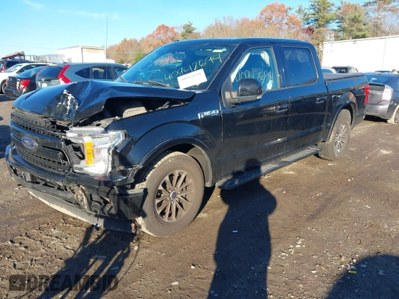 2018 Ford F-150 XL with VIN 1FTEW1EP7JFB77823, listed as a IAAI auction lot 40942694 with 163,078 mi miles. Bid and sale history available at carsss.com. Image 17.