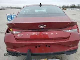 2023 Hyundai Elantra SEL with VIN KMHLS4AG9PU596069, listed as a Copart auction lot 83209214 with 20,407 mi miles and Salvage Title. Bid and sale history available at DreamBid. Image 6.