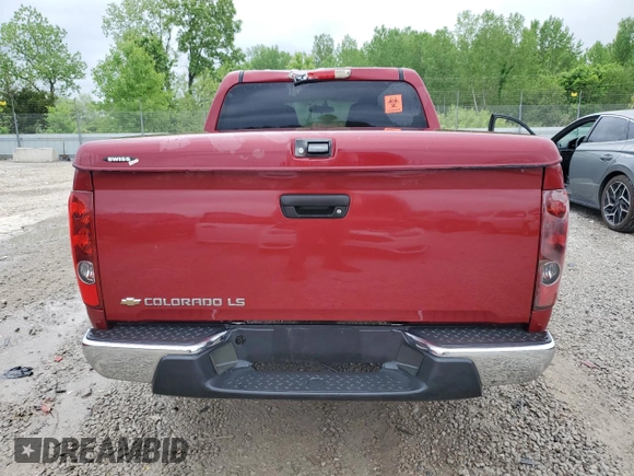 2005 Chevrolet Colorado 1SC LS Z85 with VIN 1GCCS136658232124, listed as a Copart auction lot 54879905 with 136,167 mi miles and Salvage Title. Bid and sale history available at DreamBid. Image 6.