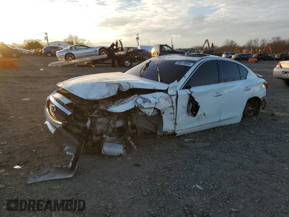 2017 Infiniti Q50 Red Sport 400 с VIN JN1FV7AR0HM871117, выставлен на аукционе Copart как лот 48345515 с пробегом Не указан миль и Списание • Salvage title. История ставок и продаж доступна на DreamBid. Изображение 1.
