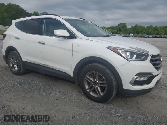 2017 Hyundai Santa Fe 2.4L with VIN 5NMZUDLB7HH001772, listed as a Copart auction lot 54573715 with 94,118 mi miles and Salvage title. Bid and sale history available at DreamBid. Image 4.