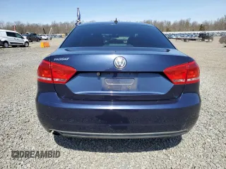 2013 Volkswagen Passat S with VIN 1VWAP7A3XDC003555, listed as a Copart auction lot 51424725 with 173,111 mi miles and Salvage Title. Bid and sale history available at carsss.com. Image 6.