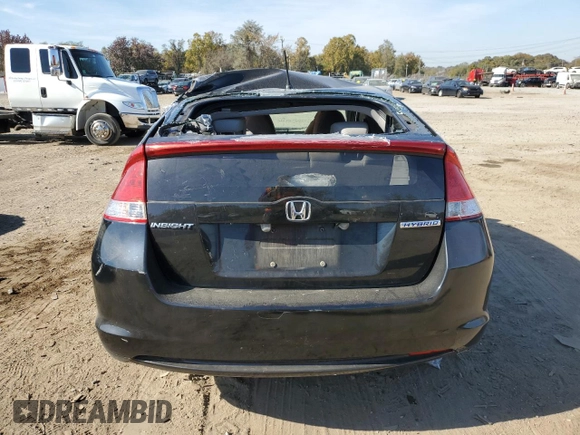 2011 Honda Insight with VIN JHMZE2H37BS010968, listed as a Copart auction lot 78061004 with Not provided miles and Salvage title. Bid and sale history available at DreamBid. Image 6.
