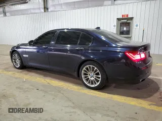 2015 BMW 7 Series 750Li xDrive with VIN WBAYF8C52FD654598, listed as a Copart auction lot 55745555 with 108,958 mi miles and Salvage title. Bid and sale history available at DreamBid. Image 2.