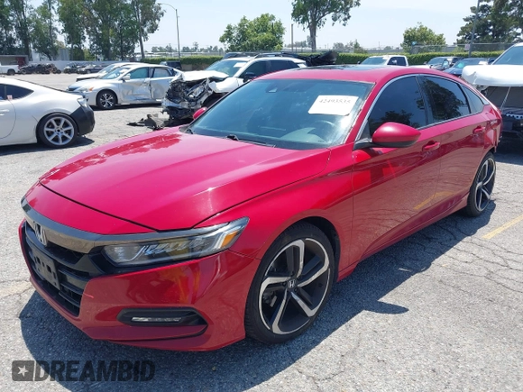 2019 Honda Accord Sport with VIN 1HGCV2F32KA013567, listed as a IAAI auction lot 42493535 with 96,380 mi miles and . Bid and sale history available at DreamBid. Image 19.