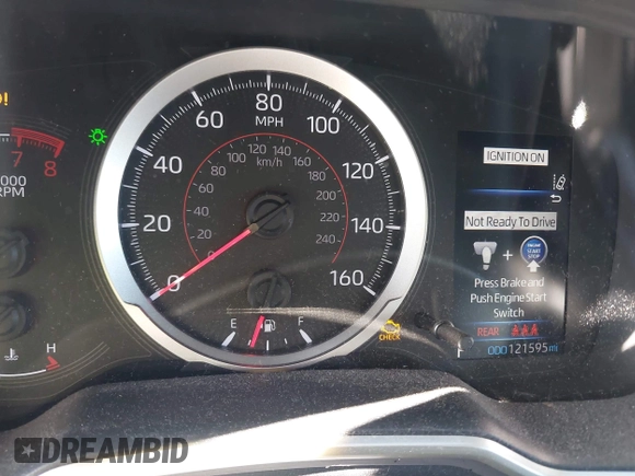 2019 Toyota Corolla Hatchback SE with VIN JTNK4RBE1K3024766, listed as a IAAI auction lot 42037121 with 121,595 mi miles. Bid and sale history available at carsss.com. Image 7.