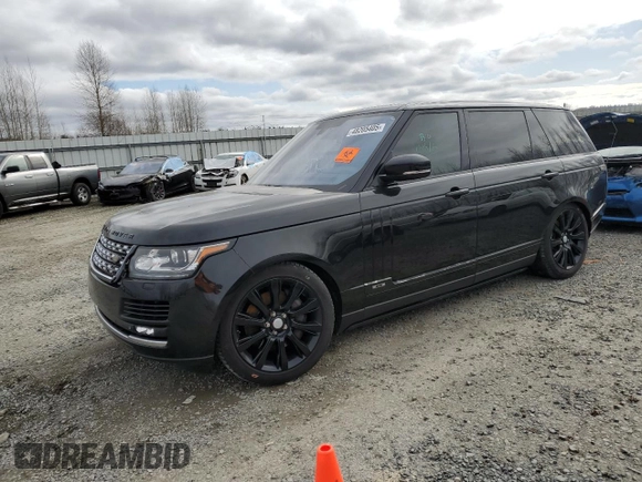 2014 Land Rover Range Rover Supercharged with VIN SALGS3TF7EA193753, listed as a Copart auction lot 48205405 with 122,881 mi miles and Clean title. Bid and sale history available at DreamBid. Image 1.