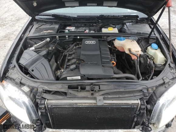2006 Audi A4 2.0T with VIN WAUDF78E06A269415, listed as a Copart auction lot 52568855 with 105,497 mi miles and Salvage Title. Bid and sale history available at carsss.com. Image 11.