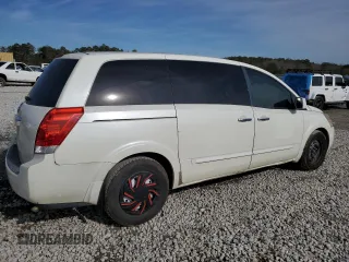 2008 Nissan Quest SL with VIN 5N1BV28U88N123391, listed as a Copart auction lot 88348305 with 185,850 mi miles and Salvage Title. Bid and sale history available at carsss.com. Image 3.