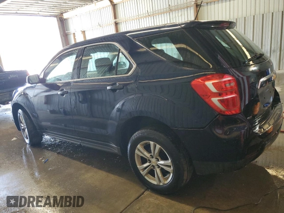 2016 Chevrolet Equinox LS with VIN 2GNFLEEKXG6171517, listed as a Copart auction lot 55451865 with 186,375 mi miles and Clean Title. Bid and sale history available at DreamBid. Image 2.